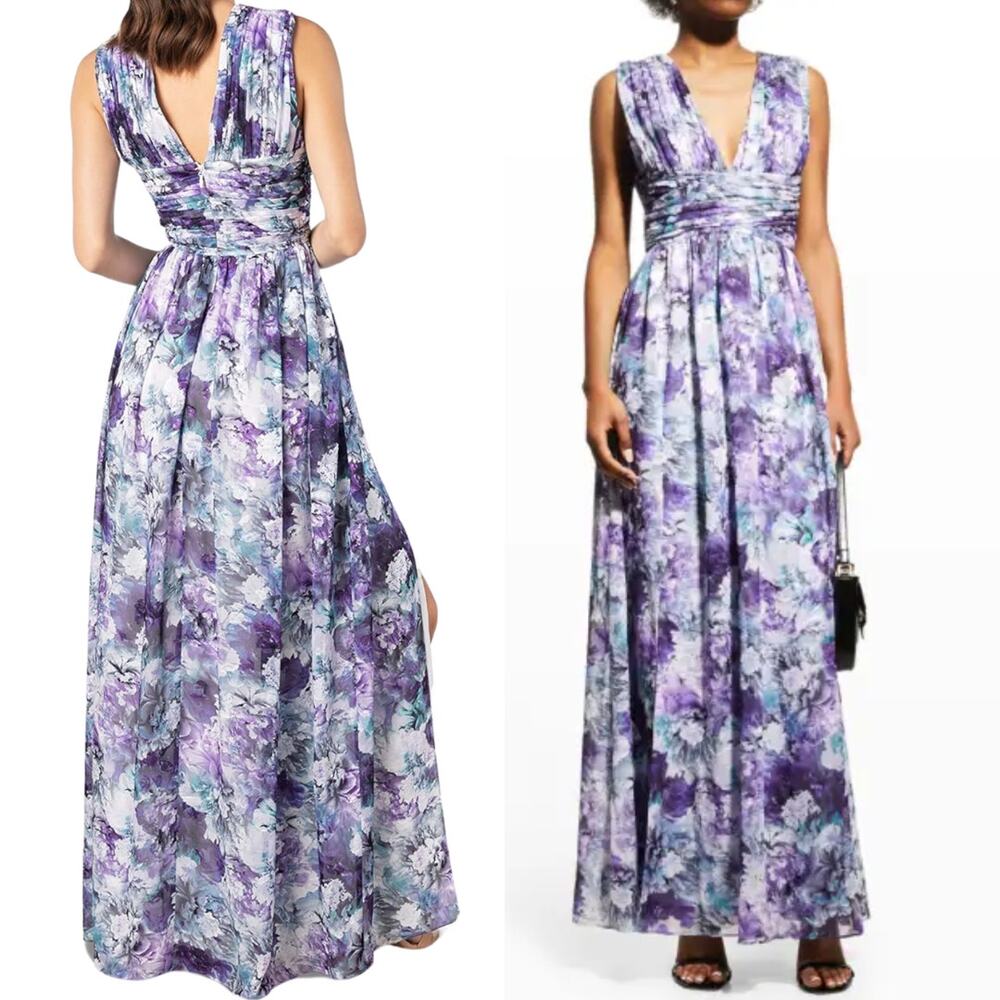 NWT JS COLLECTIONS DRESS GOWN MOTHER OF THE BRIDE FORMAL EVENING WEDDING GUEST - Picture 5 of 16